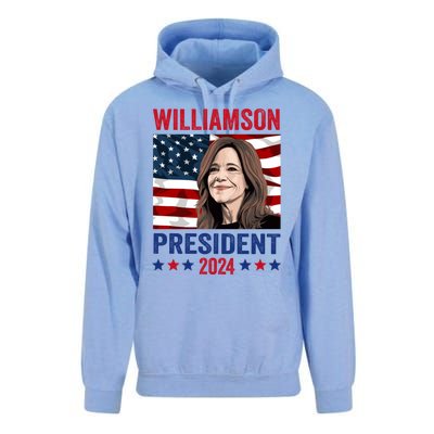 Marianne Williamson 2024 For President Election Campaign Unisex Surf Hoodie