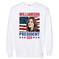 Marianne Williamson 2024 For President Election Campaign Garment-Dyed Sweatshirt