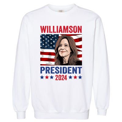 Marianne Williamson 2024 For President Election Campaign Garment-Dyed Sweatshirt