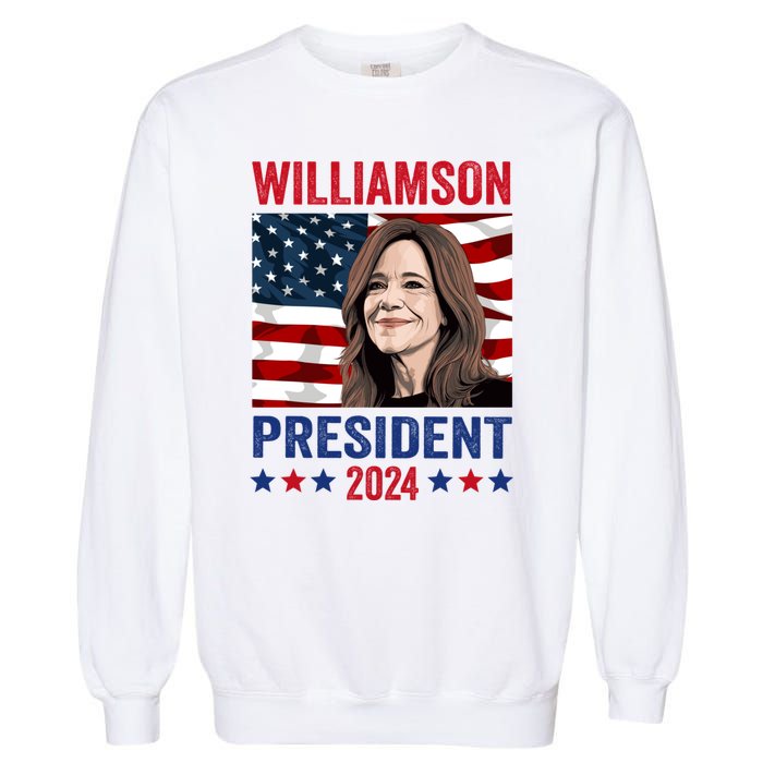 Marianne Williamson 2024 For President Election Campaign Garment-Dyed Sweatshirt