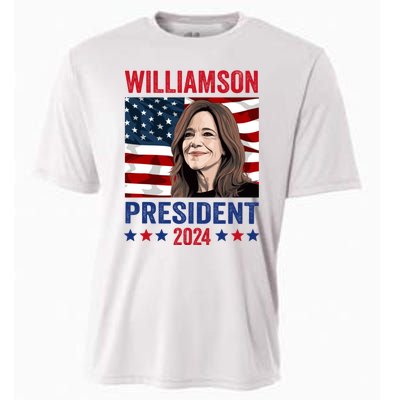 Marianne Williamson 2024 For President Election Campaign Cooling Performance Crew T-Shirt