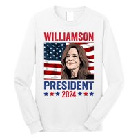 Marianne Williamson 2024 For President Election Campaign Long Sleeve Shirt