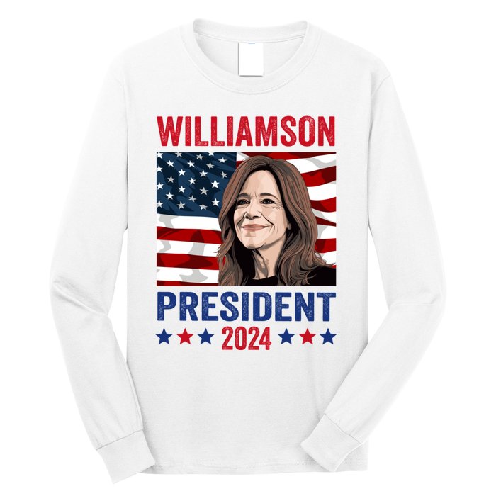 Marianne Williamson 2024 For President Election Campaign Long Sleeve Shirt