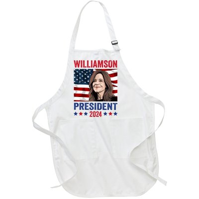 Marianne Williamson 2024 For President Election Campaign Full-Length Apron With Pockets