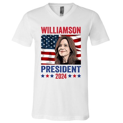 Marianne Williamson 2024 For President Election Campaign V-Neck T-Shirt