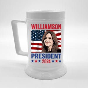 Marianne Williamson 2024 For President Election Campaign Beer Stein