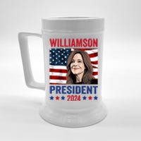 Marianne Williamson 2024 For President Election Campaign Beer Stein