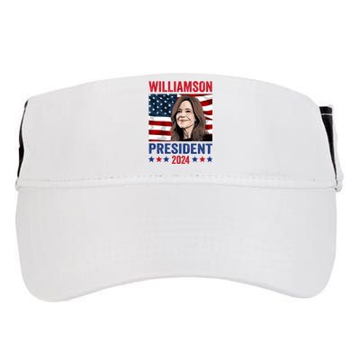 Marianne Williamson 2024 For President Election Campaign Adult Drive Performance Visor