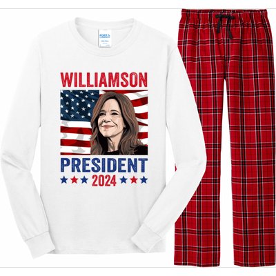 Marianne Williamson 2024 For President Election Campaign Long Sleeve Pajama Set