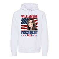 Marianne Williamson 2024 For President Election Campaign Premium Hoodie