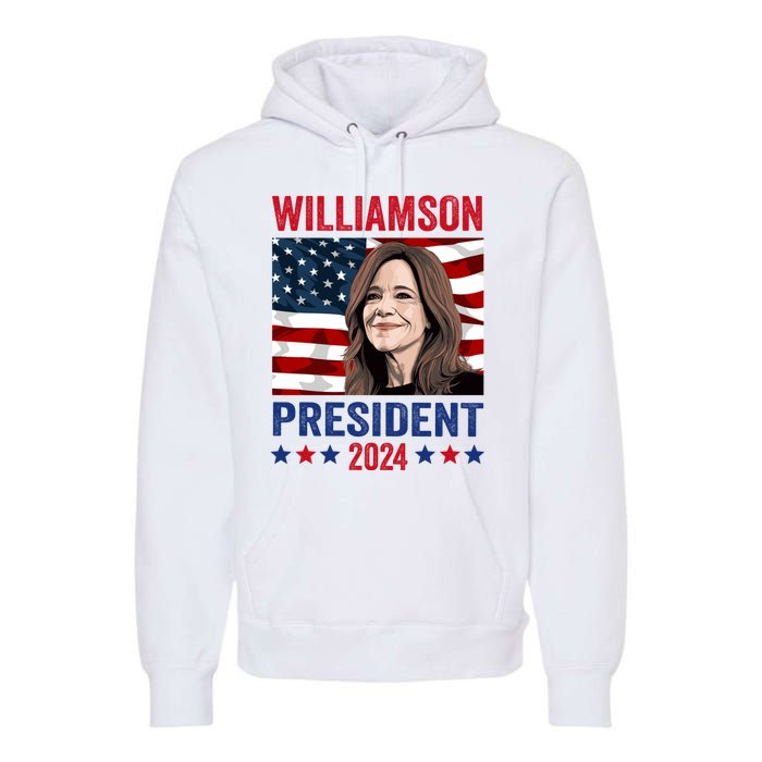 Marianne Williamson 2024 For President Election Campaign Premium Hoodie