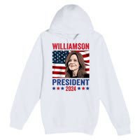 Marianne Williamson 2024 For President Election Campaign Premium Pullover Hoodie