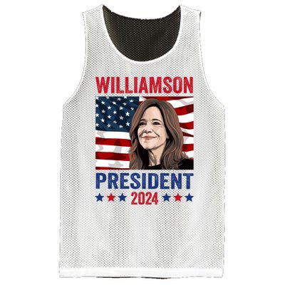 Marianne Williamson 2024 For President Election Campaign Mesh Reversible Basketball Jersey Tank