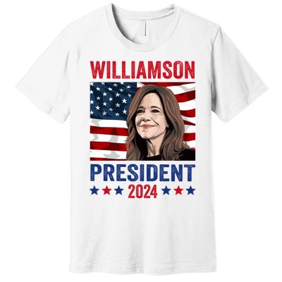 Marianne Williamson 2024 For President Election Campaign Premium T-Shirt