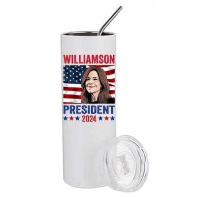 Marianne Williamson 2024 For President Election Campaign Stainless Steel Tumbler