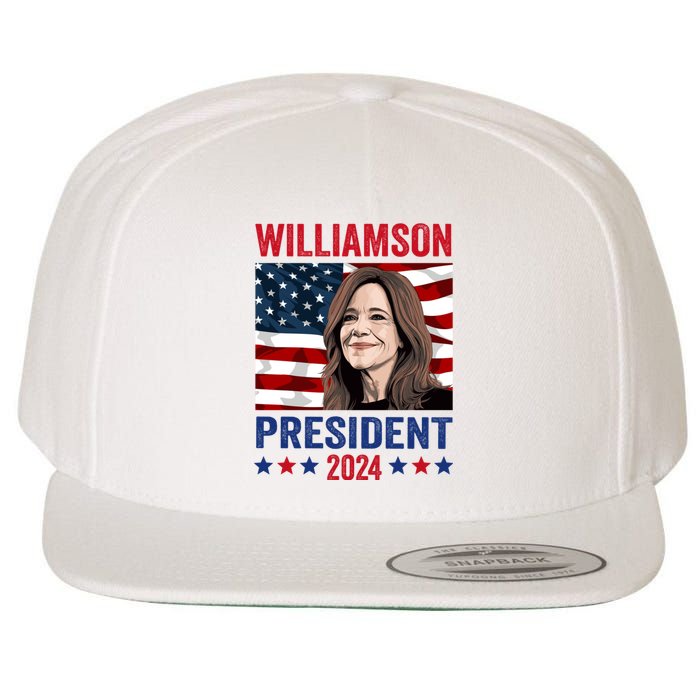 Marianne Williamson 2024 For President Election Campaign Wool Snapback Cap