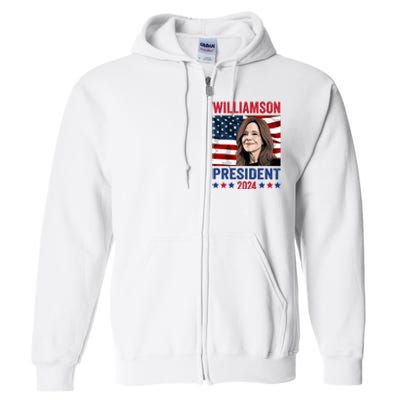 Marianne Williamson 2024 For President Election Campaign Full Zip Hoodie