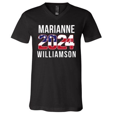 Marianne Williamson 2024 President Men Women Williamson 2024 V-Neck T-Shirt