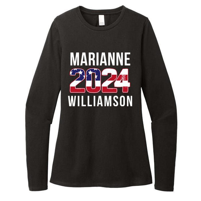 Marianne Williamson 2024 President Men Women Williamson 2024 Womens CVC Long Sleeve Shirt