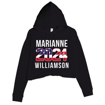 Marianne Williamson 2024 President Men Women Williamson 2024 Crop Fleece Hoodie