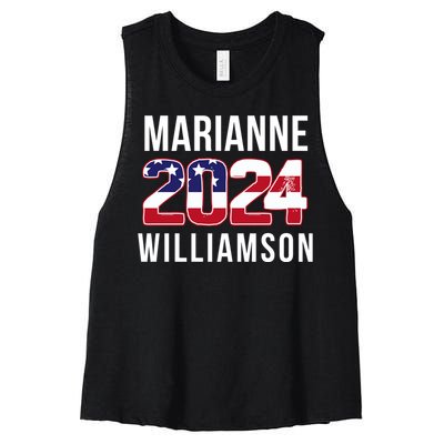 Marianne Williamson 2024 President Men Women Williamson 2024 Women's Racerback Cropped Tank