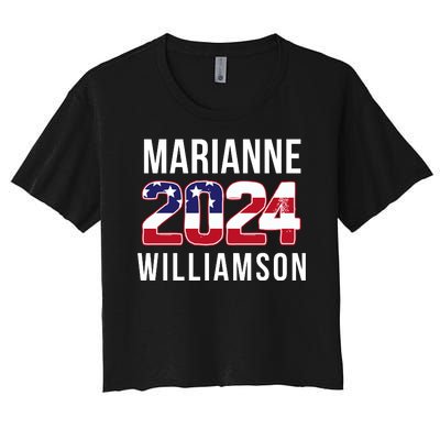 Marianne Williamson 2024 President Men Women Williamson 2024 Women's Crop Top Tee