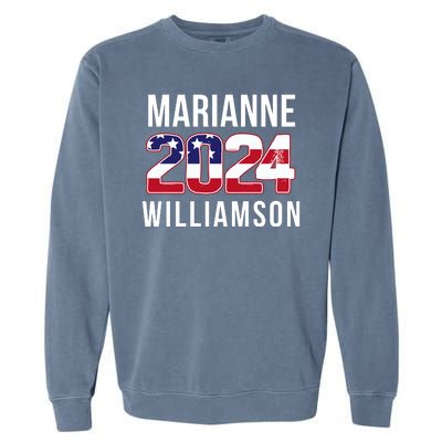 Marianne Williamson 2024 President Men Women Williamson 2024 Garment-Dyed Sweatshirt