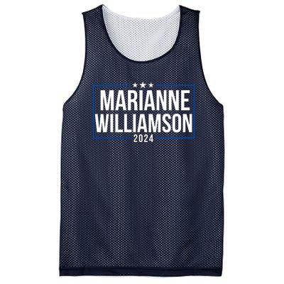 Marianne Williamson 2024 President Men Women Williamson 2024 Mesh Reversible Basketball Jersey Tank