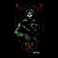 Modern Warfare 2 Ghost Playing Card Portrait Flexfit Unipanel Trucker Cap