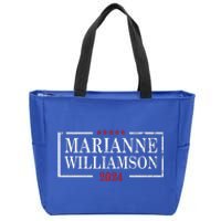 Marianne Williamson 2024 For President Election Campaig Zip Tote Bag