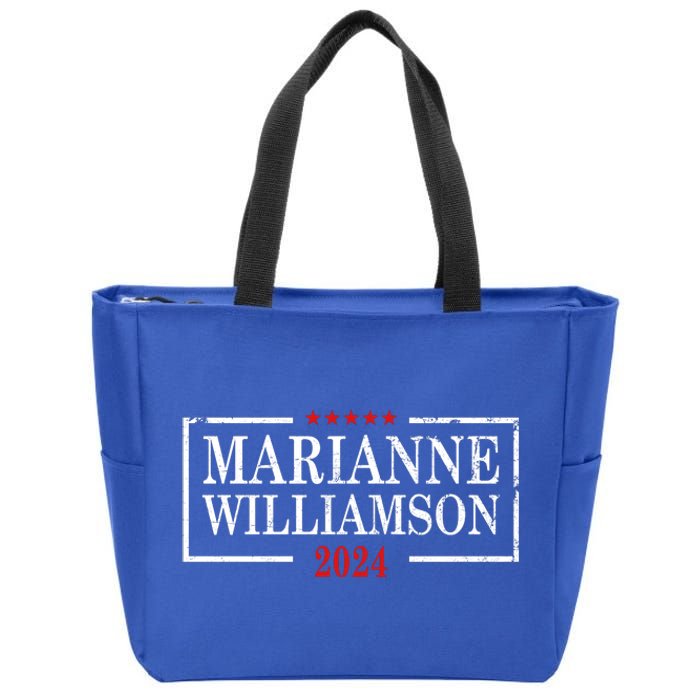 Marianne Williamson 2024 For President Election Campaig Zip Tote Bag