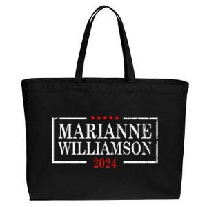 Marianne Williamson 2024 For President Election Campaig Cotton Canvas Jumbo Tote