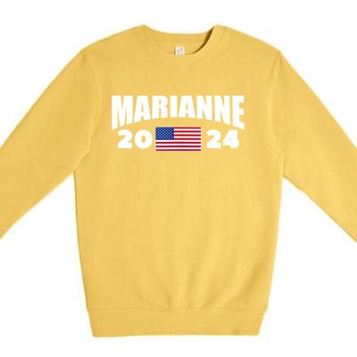 Marianne Williamson 2024 For President Election Premium Crewneck Sweatshirt