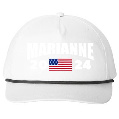 Marianne Williamson 2024 For President Election Snapback Five-Panel Rope Hat