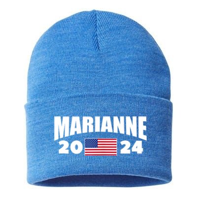 Marianne Williamson 2024 For President Election Sustainable Knit Beanie