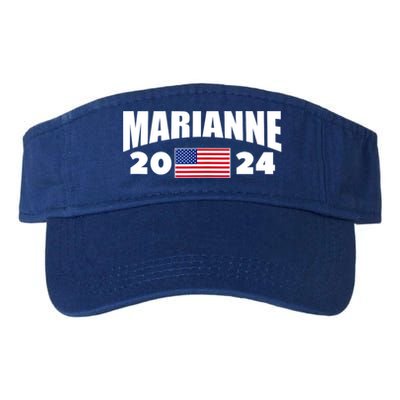 Marianne Williamson 2024 For President Election Valucap Bio-Washed Visor