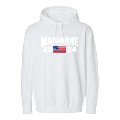 Marianne Williamson 2024 For President Election Garment-Dyed Fleece Hoodie