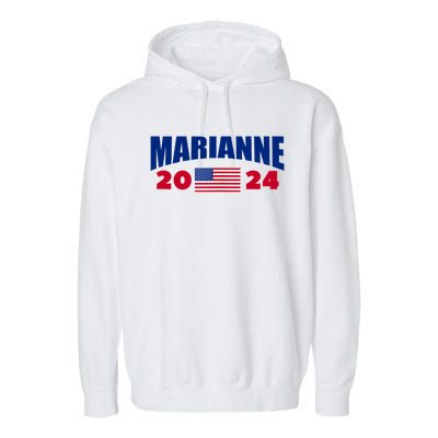 Marianne Williamson 2024 For President Election Garment-Dyed Fleece Hoodie