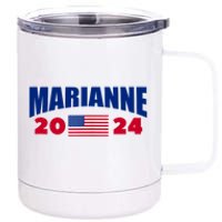 Marianne Williamson 2024 For President Election 12 oz Stainless Steel Tumbler Cup