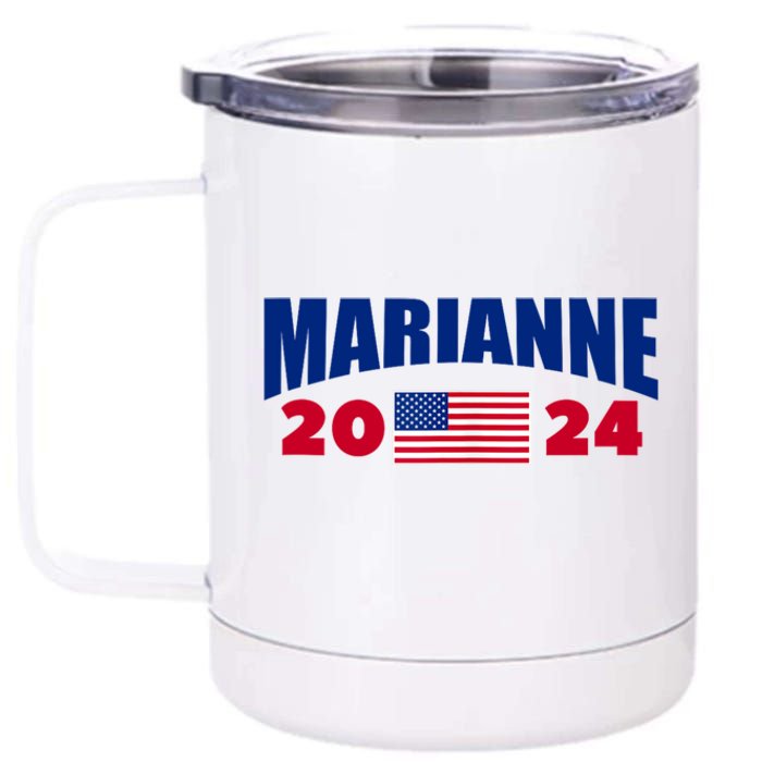 Marianne Williamson 2024 For President Election 12 oz Stainless Steel Tumbler Cup