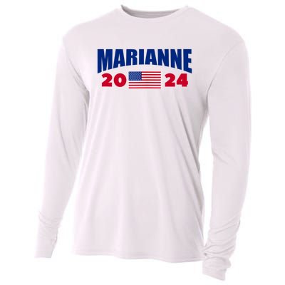 Marianne Williamson 2024 For President Election Cooling Performance Long Sleeve Crew