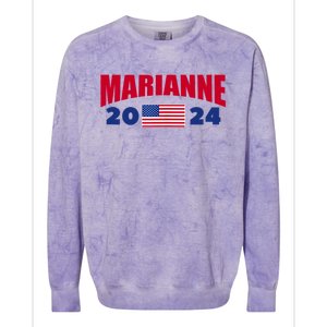 Marianne Williamson 2024 For President Election Colorblast Crewneck Sweatshirt