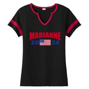 Marianne Williamson 2024 For President Election Ladies Halftime Notch Neck Tee