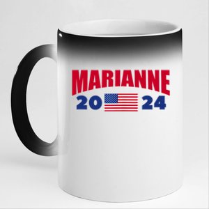 Marianne Williamson 2024 For President Election 11oz Black Color Changing Mug