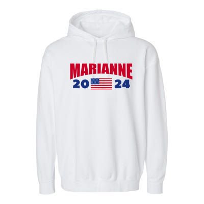 Marianne Williamson 2024 For President Election Garment-Dyed Fleece Hoodie