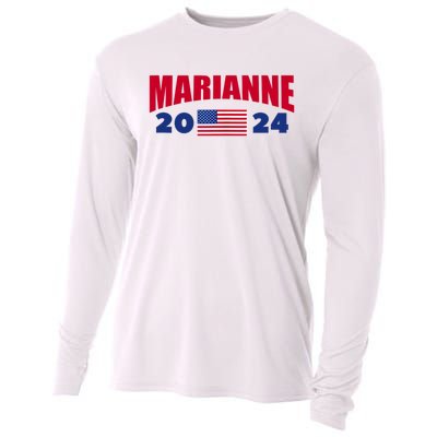 Marianne Williamson 2024 For President Election Cooling Performance Long Sleeve Crew