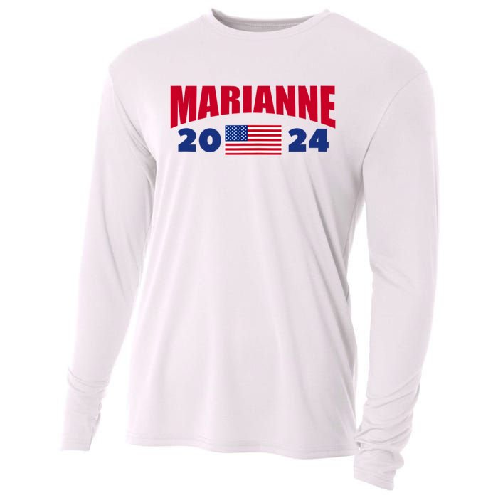 Marianne Williamson 2024 For President Election Cooling Performance Long Sleeve Crew