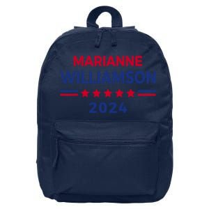 Marianne Williamson 2024 For President Election 16 in Basic Backpack