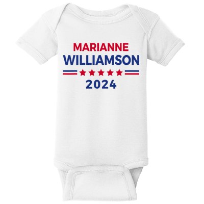 Marianne Williamson 2024 For President Election Baby Bodysuit