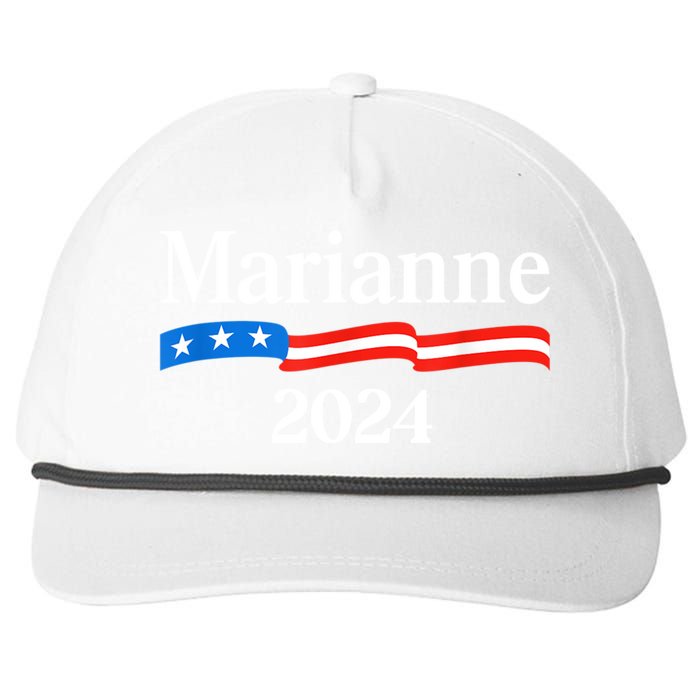 Marianne Williamson 2024 For President Election Snapback Five-Panel Rope Hat